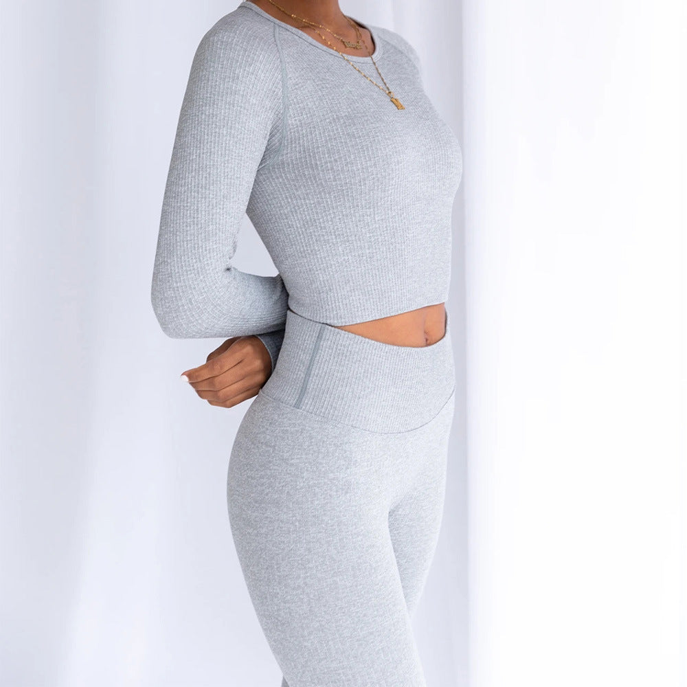 Viscacha - Long Sleeve Ribbed Set